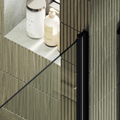 Душевая дверь на монопетле 1980*600 Стекло 6 мм Бесцветное MGD-809-6 Maybah Glass фото в интернет-магазине Русалия