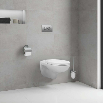 Унитаз подвесной безободковый Fredo CS-WH8005 с сиденьем микролифт Loranto фото в интернет-магазине Русалия