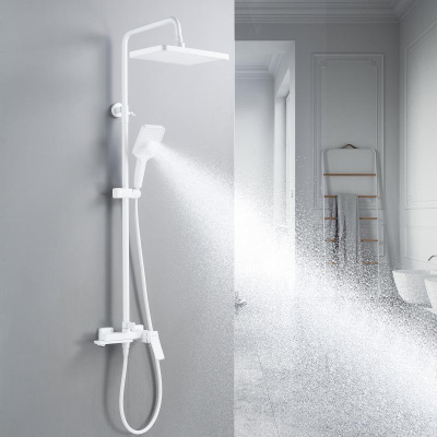 Душевая система Shevanik S4436C, белый фото в интернет-магазине Русалия