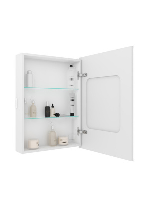 Зеркальный шкаф Allure 550х800 правый, розетка МВК003 Continent фото в интернет-магазине Русалия