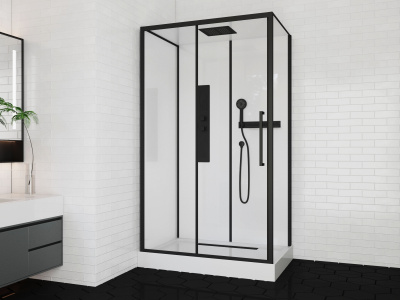 Кабина AMI120 душевая Ceruttispa (120x80x210) фото в интернет-магазине Русалия