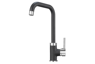 Смеситель для кухни GRANULA (0041, ШВАРЦ) фото в интернет-магазине Русалия
