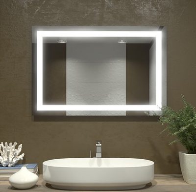 Зеркало "Брайт" (70х50 см) арт. 01-00155-01 Crystalint фото в интернет-магазине Русалия