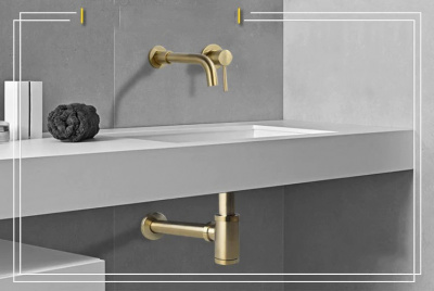 Металлический сифон для раковины RD016 CeramaLux фото в интернет-магазине Русалия