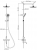 Душевая система GL-C013-2 Gllon фото в интернет-магазине Русалия