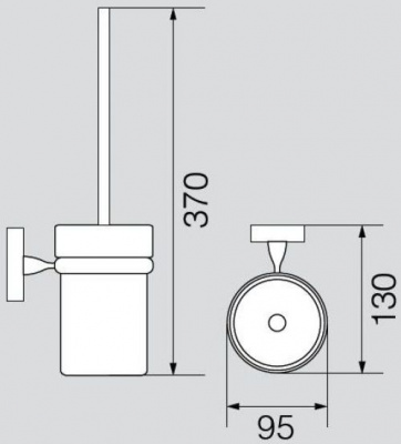 Ершик для унитаза настенный VR.STD-7790.BR Stanford Bronzo Veragio фото в интернет-магазине Русалия