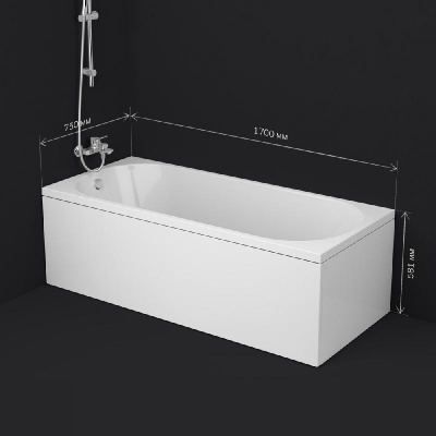 W94A-170-075W-A X-Joy Ванна акриловая 170х75 Am.Pm фото в интернет-магазине Русалия