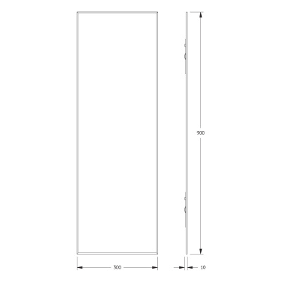 Зеркало настенное с фацетом Standard EVOFORM 30x90 см, BY 0222 фото в интернет-магазине Русалия