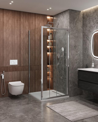 Душевой уголок CEZARES MOLVENO-AHF-31-100/80-C-CR-IV фото в интернет-магазине Русалия