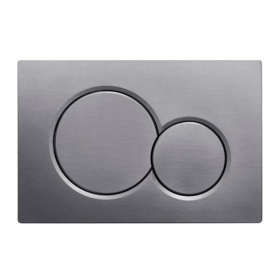 Кнопка смыва Vincea VFP-202GM, цвет вороненая сталь фото в интернет-магазине Русалия