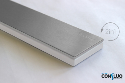 Дизайн вставка Pestan белое стекло Frameless Line 550 (13701402) фото в интернет-магазине Русалия