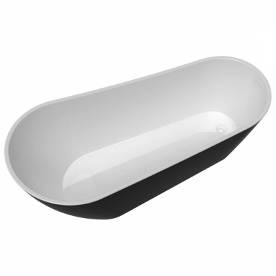 Ванна отдельностоящая акриловая Delice Riviera 170х74 черная матовая DLR440103Bk фото в интернет-магазине Русалия