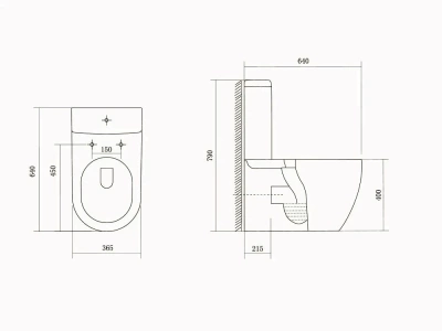 Унитаз-компакт Бетта AQ1363B-00 с сиденьем Soft Close Aquatek фото в интернет-магазине Русалия