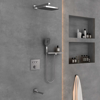 Душевой комплект VSFW-4311RCH встраиваемый, 3 режима, хром Vincea фото в интернет-магазине Русалия