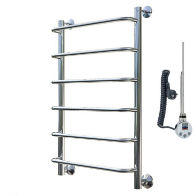 Полотенцесушитель электрический с терморегулятором Идеал эл ТЭН 1 80*50 (ЛЦ13) Тругор фото в интернет-магазине Русалия