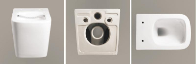 Унитаз MAIELLA Aria UF подвесной безободковый Ceruttispa CT10480 (490x340x360) фото в интернет-магазине Русалия