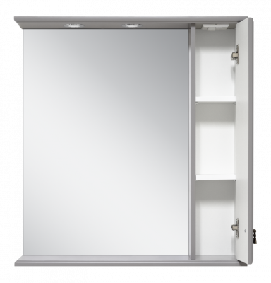 Зеркальный шкаф Лувр 65 правый (серый) П-Лвр03065-1504П Misty фото в интернет-магазине Русалия