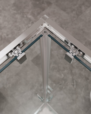 Душевой уголок CEZARES MOLVENO-AH-21-90+20-C-Cr-IV фото в интернет-магазине Русалия