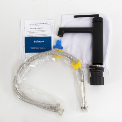 Смеситель для раковины  ACQUA ACQUA-LVM-NERO  Belbagno фото в интернет-магазине Русалия