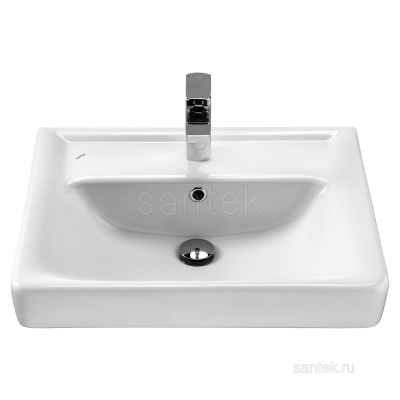 Раковина Santek Тигода 60 отверстие под смеситель 1WH302082 фото в интернет-магазине Русалия