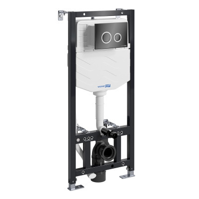 Aller 10TLT.010.ME.PB01 Система инсталляции для унитазов, черный Wasserkraft фото в интернет-магазине Русалия