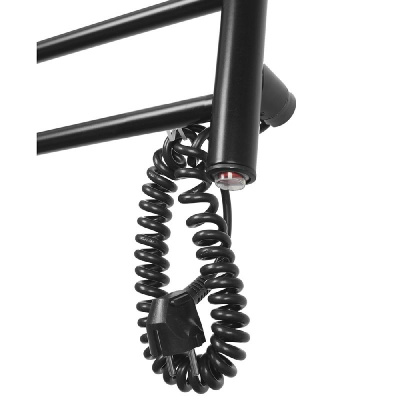 Электрический полотенцесушитель Классик  черный  DMT 109-6 40x81 ЧРН EK R фото в интернет-магазине Русалия