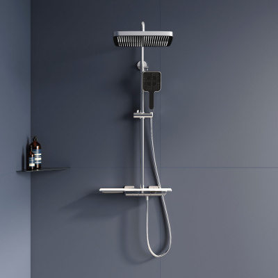 Душевая стойка RGW SP-34 хром фото в интернет-магазине Русалия