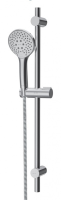 F0190100 Gem душ.комплект: ручн.душ 3 ф-ции d 110 мм, штанга 700, шланг 1 750 мм, хром, шт. фото в интернет-магазине Русалия