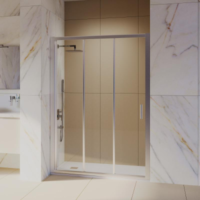 Душевая дверь RGW CL-111 800, стекло прозрачное, профиль хром фото в интернет-магазине Русалия