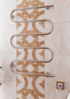 Электрический полотенцесушитель  25 Ш-обр 600х800 4620768883972 Terminus фото в интернет-магазине Русалия