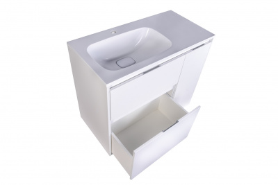 Тумба с раковиной Барселона 90 напольная ЛЕВАЯ Style Line фото в интернет-магазине Русалия