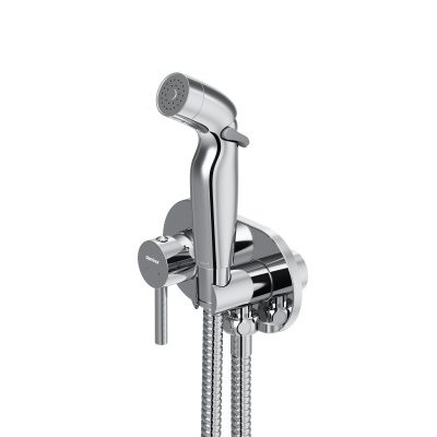 212000000 Option, смеситель монтируемый в стену, с гиг.душем фото в интернет-магазине Русалия