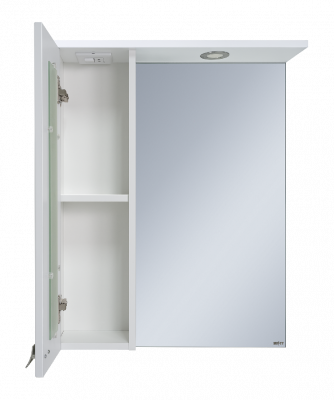 Зеркальный шкаф Урал 60 левый Э-Ура-04060-021Л Misty фото в интернет-магазине Русалия