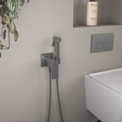 Гигиенический душ встраиваемый RUSH Thira (TR3635-99Grey) фото в интернет-магазине Русалия