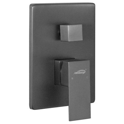 Душевая система встраиваемая Hansberge H6075BG, графит фото в интернет-магазине Русалия