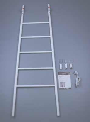 Полотенцесушитель электрический ABBER Treppe AH4705MW белый матовый фото в интернет-магазине Русалия