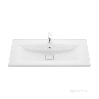 Раковина AQUATON Айрис M 1000 белая 1A73273KAG010 фото в интернет-магазине Русалия