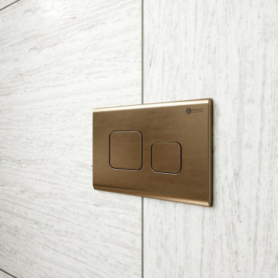 Клавиша смыва Афина PN44041BB бронза брашированная Point фото в интернет-магазине Русалия