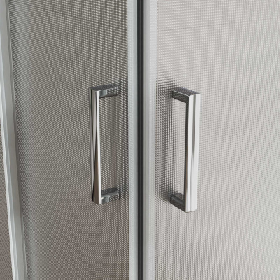 Душевой уголок City VSS-5CT800MT, 800*800, хром, стекло текстурное Vincea фото в интернет-магазине Русалия
