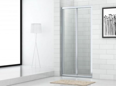 Cкладная дверь для душа 90 ECO-O-BS-90-C-Cr Cezares фото в интернет-магазине Русалия
