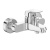 Комплект смесителей Ceraflex BD001AA Ideal Standard фото в интернет-магазине Русалия