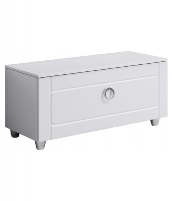 Тумба дополнительная 100 белый Inf.03.10  Infinity Aqwella фото в интернет-магазине Русалия