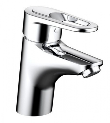 Смеситель для умывальника Loop F1124182CP Bravat фото в интернет-магазине Русалия