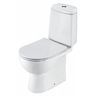 Унитаз - компакт с сиденьем микролифт slim Остин 1WH302419 Сантек фото в интернет-магазине Русалия