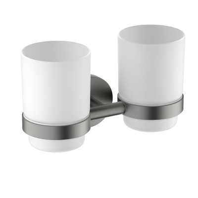 Стакан для зубных щеток двойной Timo Saona черное золото (13034/18) фото в интернет-магазине Русалия