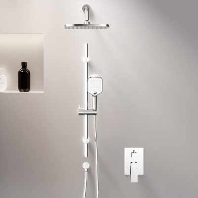 953530000 Gala встраиваемая душевая система душевым смесителем и штангой, хром Damixa фото в интернет-магазине Русалия