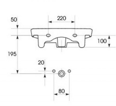 Раковина Carina 50 UM-CAR50/1 Cersanit фото в интернет-магазине Русалия