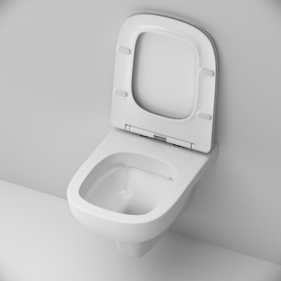 C85A1702SC X-Joy S подвесной унитаз FlashClean с сиденьем микролифт фото в интернет-магазине Русалия