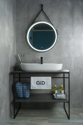 Раковина накладная овальная Simple-N N9347 GID фото в интернет-магазине Русалия