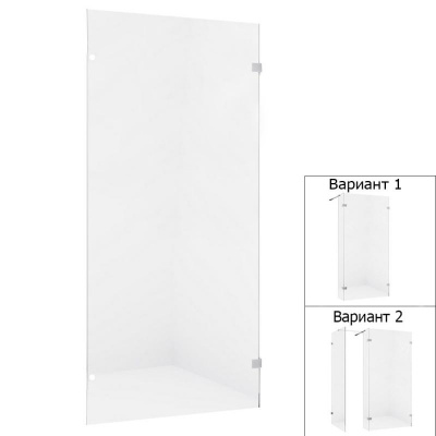 Душевое ограждение NEW TRENDY EVENTA стенка 1 140x200 EXK-4636 (хром) фото в интернет-магазине Русалия